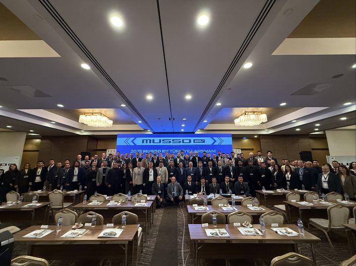 [서울=뉴시스] 지난해 11월 튀르키예에서 열린 무쏘 EV 론칭 행사 모습. (사진=KGM 제공) photo@newsis.com *재판매 및 DB 금지