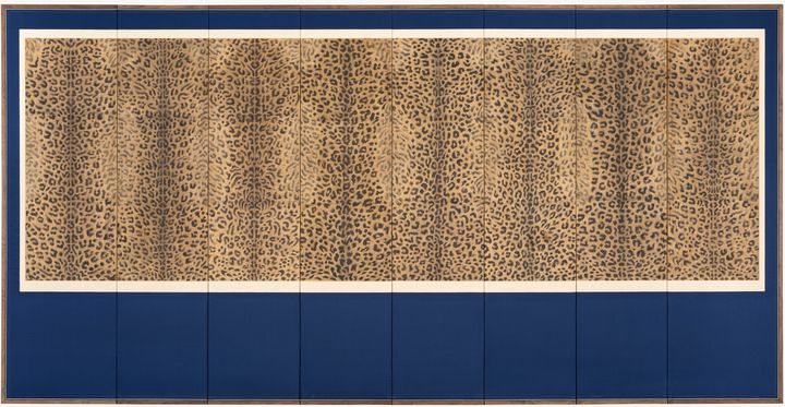 호피도(虎皮圖), 19세기, 종이에 수묵, 222 × 435 cm. 갤러리현대 제공. *재판매 및 DB 금지