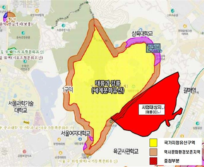 [서울=뉴시스] 태릉, 강릉과 태릉CC 위치. 2026.01.30. (자료=서울시 제공) *재판매 및 DB 금지