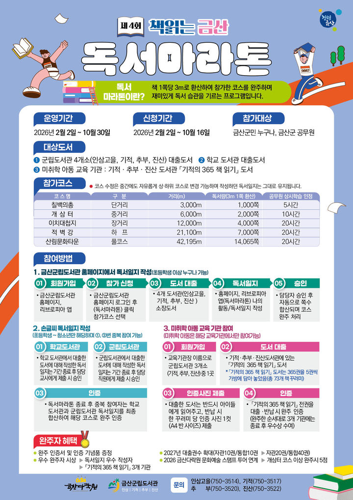 [금산=뉴시스] 금산 독서라마톤 *재판매 및 DB 금지