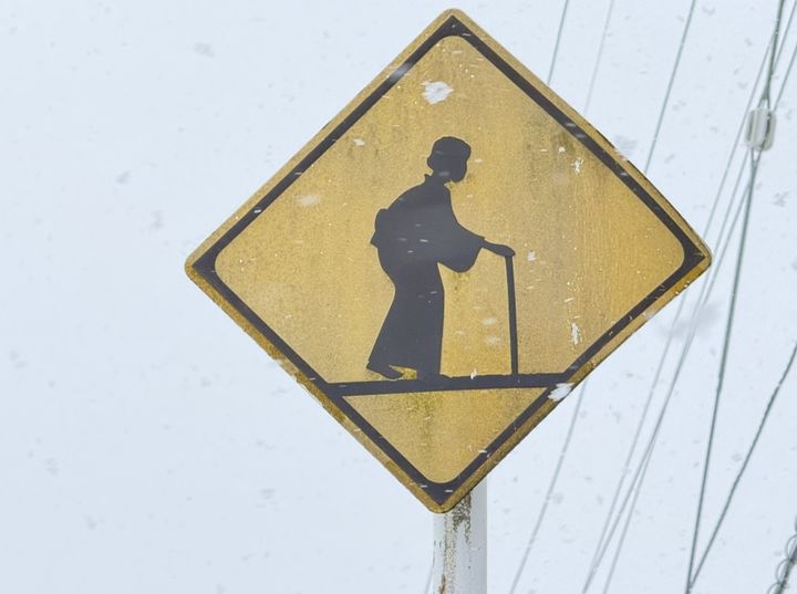 경찰도 몰랐다…SNS 난리 난 日 '할머니 표지판'