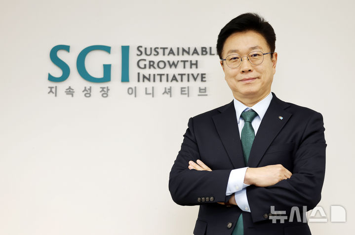 [서울=뉴시스] 김혜진 기자 = 박양수 대한상의 SGI 원장이 30일 서울 중구 대한상공회의소에서 뉴시스와 인터뷰에 앞서 포즈를 하고 있다. 2026.01.30. jini@newsis.com