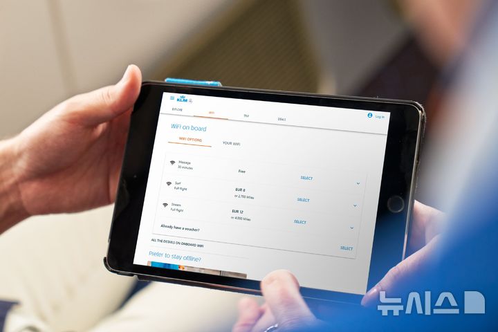 KLM 네덜란드 항공, 유럽간 노선에 무료 와이파이 서비스 제공