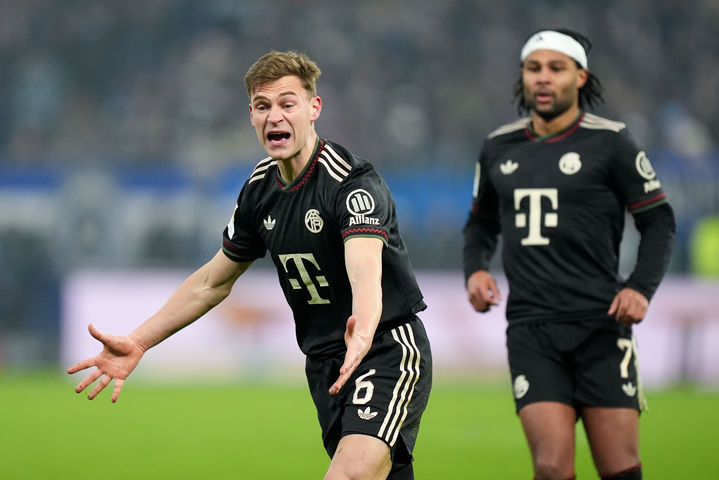 [함부르크=AP/뉴시스] 독일 프로축구 분데스리가 바이에른 뮌헨의 요주아 키미히. 2026.01.31.