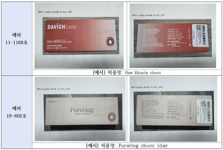 [서울=뉴시스] 회수 대상 제품 정보 (사진=식약처 제공) 2026.02.01. photo@newsis.com *재판매 및 DB 금지