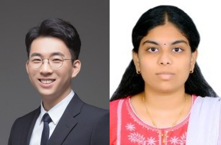 [울산=뉴시스] 이현욱교수(좌측)와 비티야 무랄리다란 연구원(제1저자) (사진=UNIST 제공) 2026.02.02. photo@newsis.com *재판매 및 DB 금지