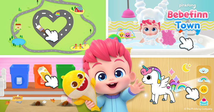 [서울=뉴시스]더핑크퐁컴퍼니, 신규 인터랙티브 키즈 앱 ‘베베핀 타운’ 글로벌 출시.(사진=더핑크퐁컴퍼니 제공) 2026.02.02. photo@newsis.com *재판매 및 DB 금지