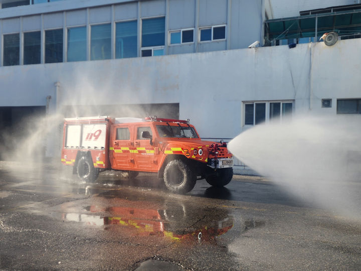 [서울=뉴시스]저상형 소방차. 2026.02.02. (사진=서울시 소방재난본부 제공) *재판매 및 DB 금지