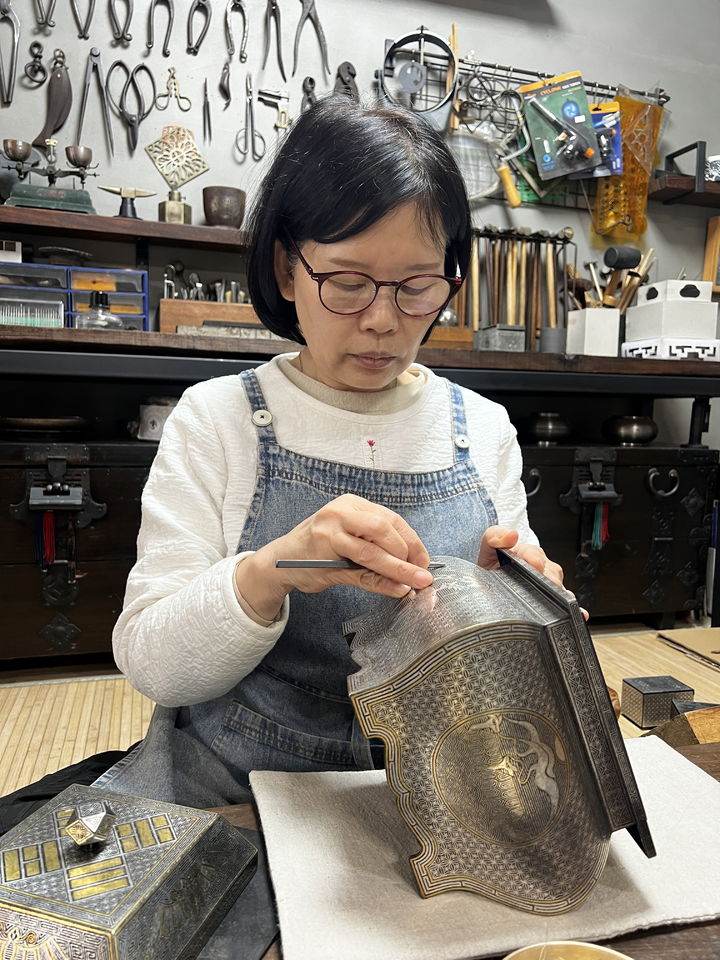 [서울=뉴시스] 국가무형유산 '입사장' 보유자로 인정 예고된 승경란 씨 (사진=국가유산청 제공) 2026.02.02. photo@newsis.com *재판매 및 DB 금지