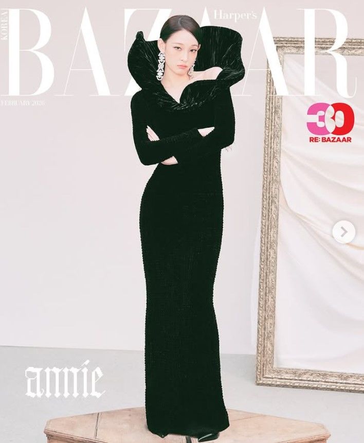 '신세계 외손녀' 애니, 블랙 드레스 자태…"재벌가 카리스마"