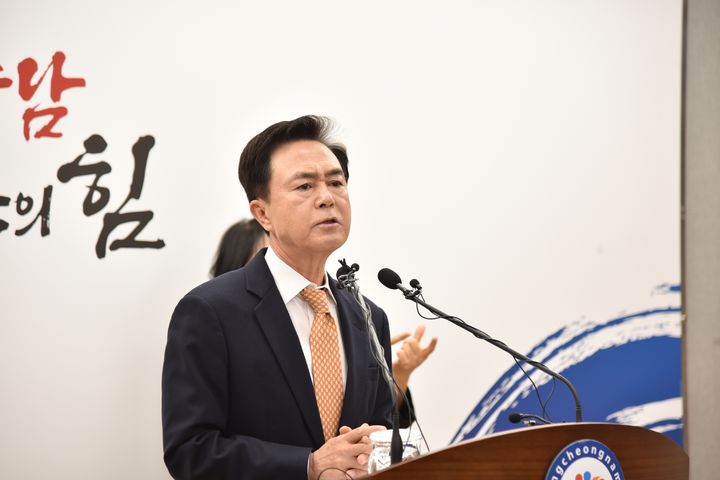 김태흠 "민주당 발의 통합법안에 실망, 대통령 만나겠다"