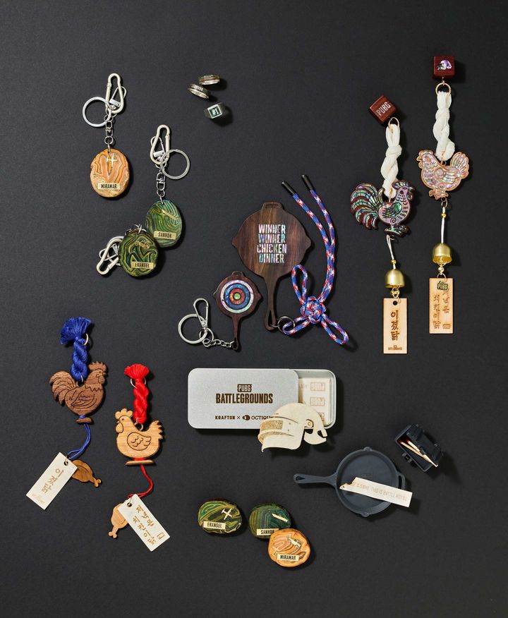 크래프톤, 전통 공예와 펍지 IP 협업 컬렉션 선보여