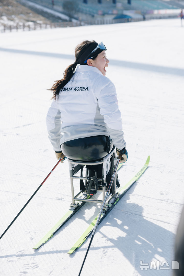 [서울=뉴시스]장애인 노르딕스키 김윤지. (사진=대한장애인체육회 제공)