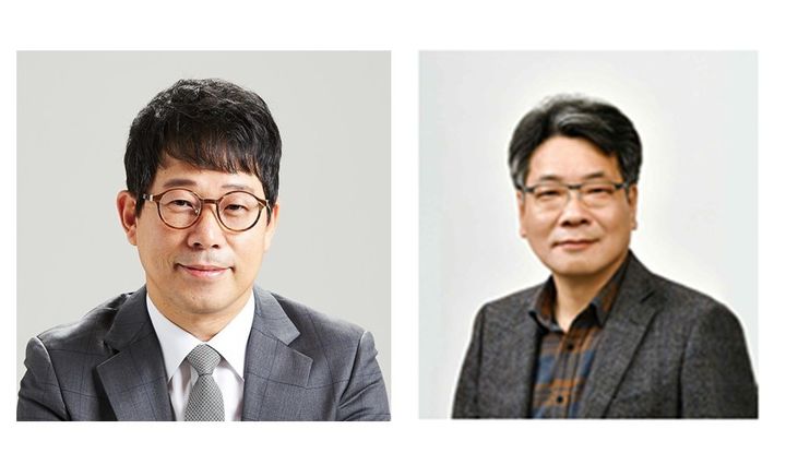 [서울=뉴시스] 대한출판문화협회 제52대 회장 입후보에 양태회 비상교육 대표이사(왼쪽)와 김태헌 한빛미디어 대표이사. (사진=대한출판문화협회 제공) 2026.02.02. photo@newsis.com *재판매 및 DB 금지