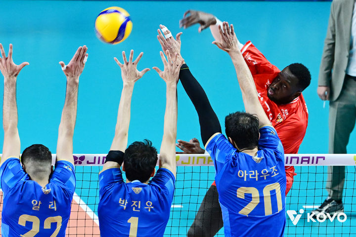 [서울=뉴시스]남자배구 한국전력 베논. (사진=KOVO 제공)