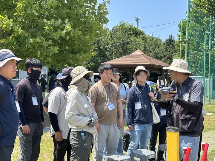 [서울=뉴시스] 드론촬영과 챗GPT 활용방법 교육 (사진=국가유산청 제공) 2026.02.03. photo@newsis.com *재판매 및 DB 금지