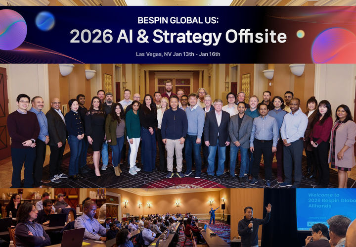 [서울=뉴시스] 베스핀글로벌 미국법인의 2026년 AI 전략 워크숍 모습. (사진=베스핀글로벌 미국법인 제공) *재판매 및 DB 금지