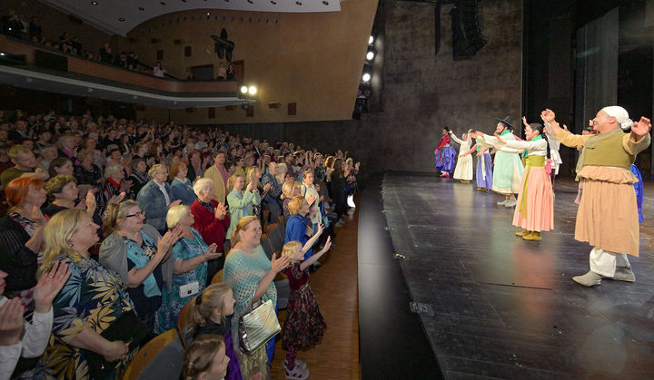 정선 아리아라리 해외 공연 모습.(사진=정선군 제공) *재판매 및 DB 금지