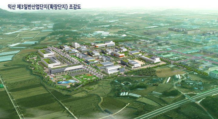 익산시, 27만㎡ 규모 산업용지 추가 확보…제3산단 확장