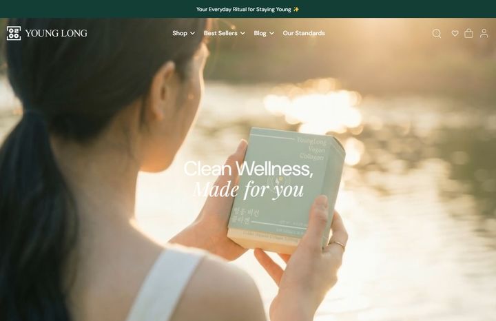 [부산=뉴시스] 건강기능식품 브랜드 영롱이 글로벌 공식 홈페이지를 개설하고 해외 시장 대응을 강화한다. 영롱은 세계 최대 이커머스 플랫폼인 쇼피파이(Shopify)를 기반으로 글로벌 홈페이지를 구축했다. (사진=영롱 제공) 2026.02.03. photo@newsis.com *재판매 및 DB 금지