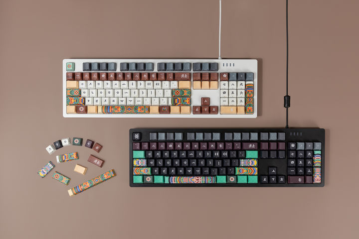 ISE 2026 'K-컬처 스토어'에 전시된 '한국의 미 단청 키캡·키포드'(2024 동상). (사진=한국관광공사) *재판매 및 DB 금지