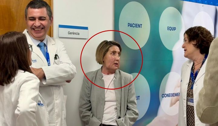 [뉴시스]스페인에서 조력 자살을 하는 사람의 얼굴을 기증받은 여성의 모습. (사진 = 발 데브론 대학병원 홈페이지 캡처) *재판매 및 DB 금지