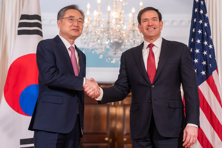 한미 외교장관 회담… 北 비핵화 의지 확인·핵추진잠수함 긴밀 협력 [뉴시스Pic]