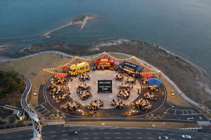 [광양=뉴시스] 광양시 삼화섬·해비치로 광장 '달빛365' 플리마켓 조감도. (사진=광양시 제공) 2026.02.04. photo@newsis.com *재판매 및 DB 금지