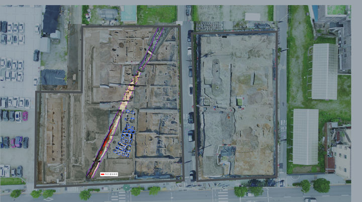 [서울=뉴시스] 목간이 출토된 1호 배수로 (사진=국가유산청 제공) 2026.02.05. photo@newsis.com *재판매 및 DB 금지