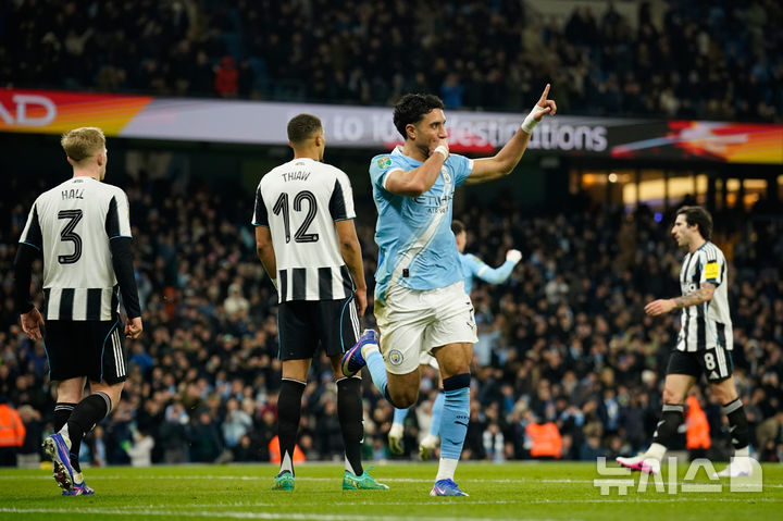 [맨체스터=AP/뉴시스] 잉글랜드 프로축구 프리미어리그(EPL) 맨체스터 시티의 오마르 마르무시. 2026.02.04.