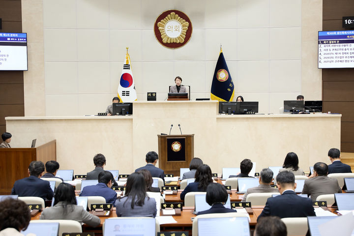 [용인=뉴시스]제300회 용인시의회 임시회(사진=용인시의회 제공)2026.02.05.photo@newsis.com *재판매 및 DB 금지