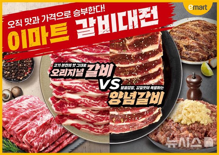 [서울=뉴시스] 이마트는 모두 300t에 달하는 물량의 갈비를 투입해 갈비대전을 진행한다고 6일 밝혔다. 사진은 갈비대전 포스터. (사진=이마트 제공) 2026.02.06. photo@newsis.com