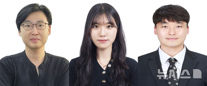 (왼쪽부터) GIST 신소재공학과 이상한 교수, 이민주 석사과정생, 황준범 박사과정생. (사진=GIST 제공) photo@newsis.com