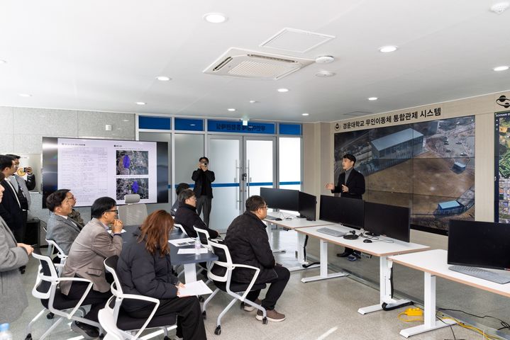 [구미=뉴시스] 드론 실증 훈련. (사진=경운대 제공) 2026.02.06 photo@newsis.com *재판매 및 DB 금지