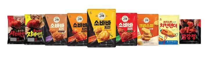 [서울=뉴시스] CJ제일제당의 치킨 제품들.(사진=CJ제일제당 제공) *재판매 및 DB 금지