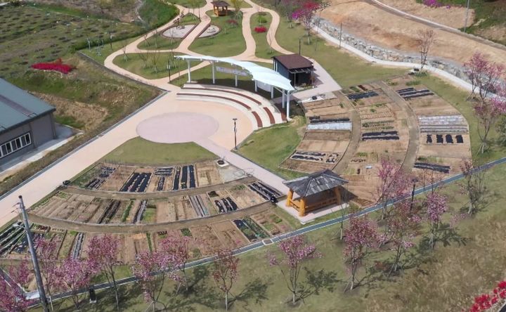 [정읍=뉴시스] 정읍시의 '왕솔밭 공동체 정원'. *재판매 및 DB 금지