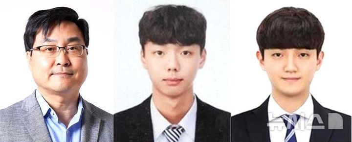 [포항=뉴시스] 송종욱 기자 = 포스텍 화학공학과·배터리공학과 김원배 교수 연구팀이 차세대 배터리로 주목받는 '리튬 금속 전지' 내부에 미량의 알루미늄염을 사용해 최대 약점인 폭발 위험과 짧은 수명을 동시에 해결하는 데 성공했다. 사진 왼쪽부터 포스텍 화학공학과·배터리공학과 김 교수, 배터리공학과 석사과정 유재형·통합과정 홍서찬씨. (사진=포스텍 제공) 2026.02.06. photo@newsis.com