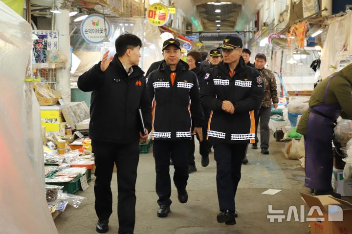 인천소방, 설 명절 맞아 전통시장 화재 안전 점검