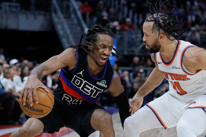 [디트로이트=AP/뉴시스] 미국프로농구(NBA) 디트로이트 피스턴스의 대니스 젱킨스. 2026.02.06.