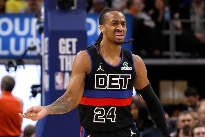 [디트로이트=AP/뉴시스] 미국프로농구(NBA) 디트로이트 피스턴스의 대니스 젱킨스. 2026.02.06.