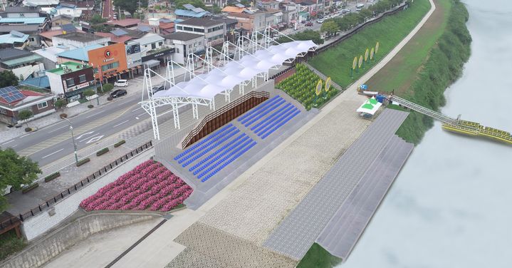 [단양=뉴시스] 상진 수변무대 조감도. (사진=단양군제공) 2026.02.07. photo@newsis.com *재판매 및 DB 금지