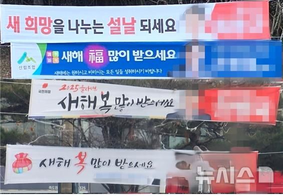 설 연휴·지방선거 틈타 난립…정부, 불법 현수막 집중 점검