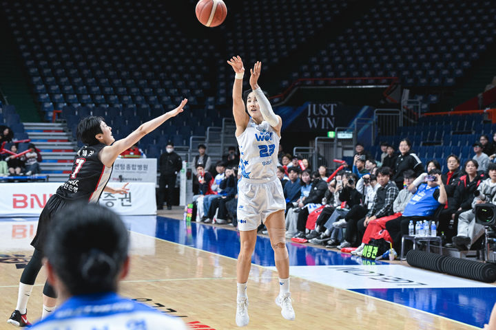 [서울=뉴시스] 여자프로농구 아산 우리은행의 김단비. (사진=WKBL 제공) 2026.02.08. photo@newsis.com *재판매 및 DB 금지