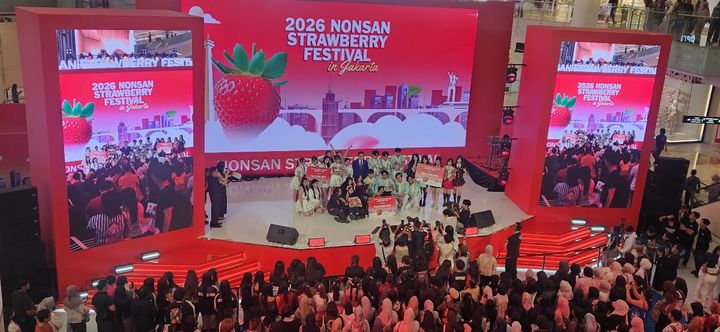 [자카르타=뉴시스]곽상훈 기자 = 8일(현지시각) 인도네시아 자카르타에서 열린 논산농식품해외박람회가 K-팝 댄스커버 경연대회 시상을 끝으로 대단원을 막을 내렸다. 2026. 02. 08 kshoon0663@newsis.com *재판매 및 DB 금지