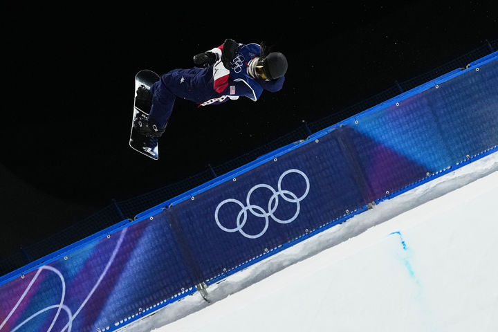 [리비뇨=AP/뉴시스]스노보드 하프파이프 클로이 김. 2026.02.09.