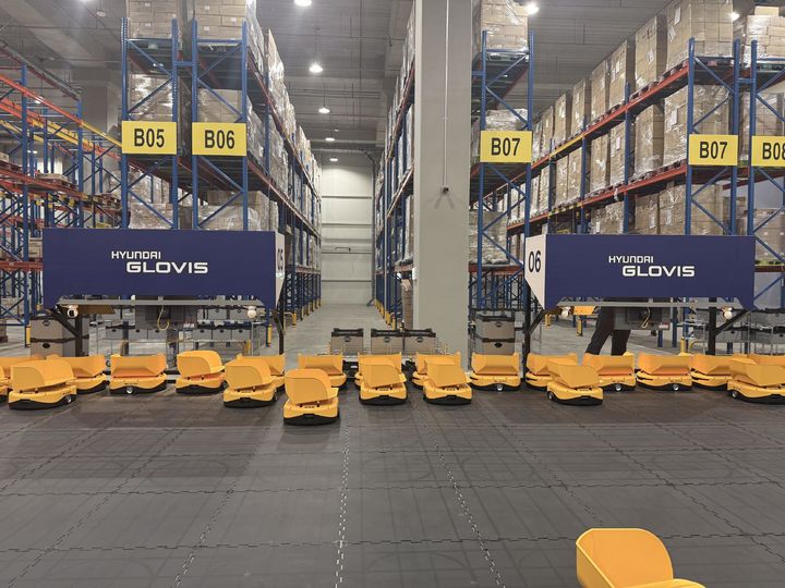 [서울=뉴시스] 현대글로비스 자동화 물류센터의 모습. (사진=현대글로비스 제공) 2026.2.9. photo@newsis.com *재판매 및 DB 금지