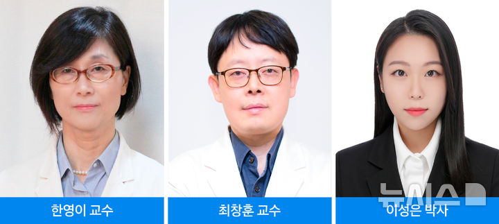 [서울=뉴시스] 한영이·최창훈 삼성서울병원 방사선종양학과 교수, 이성은 박사. (사진= 삼성서울병원 제공)