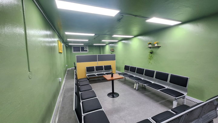 [안산=뉴시스]2025년 노동자 휴게시설 개선사업으로 조성된 휴게시설.(사진=안산시 제공)2026.02.09.photo@newsis.com *재판매 및 DB 금지