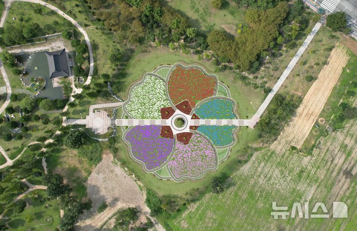 경주 황성공원 빛누리정원의 '무궁화동산' 조감도