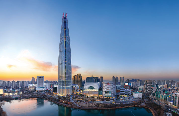 구조설계 전문회사인 레라(LERA)에서 구조설계를 맡고, 롯데건설에서 시공한 롯데월드타워. (사진=롯데건설 제공) *재판매 및 DB 금지